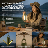 3-Leaf Foldable Camping Lantern & Spotlight (Type-C Rechargeable)-KiperAid KC-3L