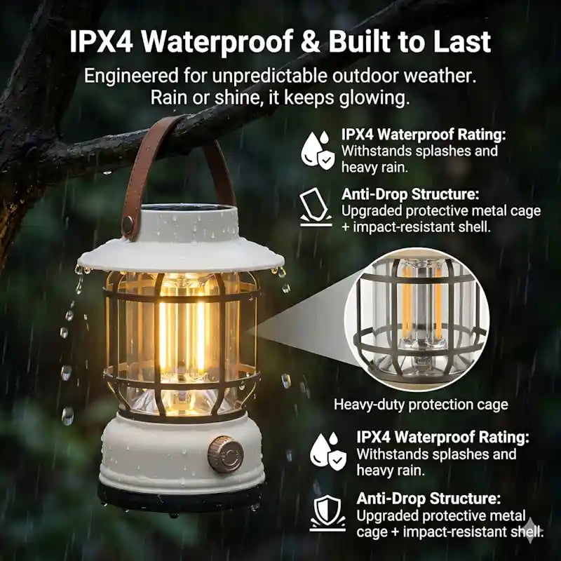 IPx4 waterproof&bulit to last